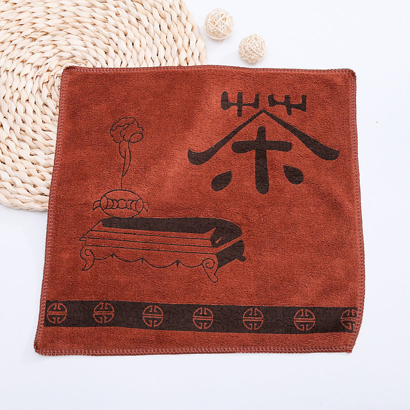 Thick Absorbent Printed Towels for Tea Art (400 pcs)
