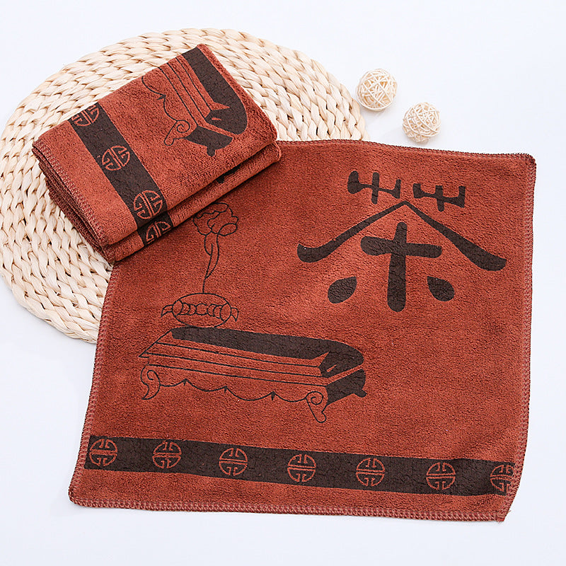 Thick Absorbent Printed Towels for Tea Art (400 pcs)
