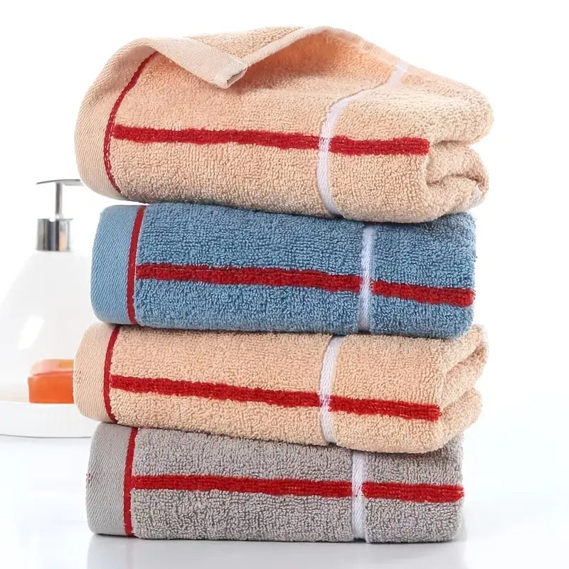 Multicolor Cotton Hand Towel Set - Quick Dry & Absorbent